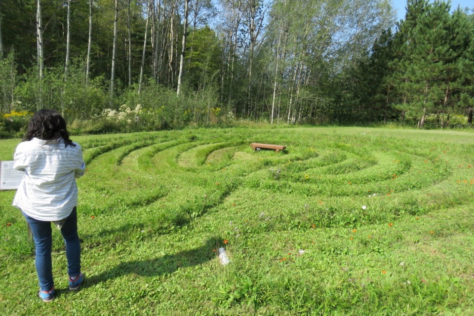 One of the northern Ontario labyrinths is located on Manitoulin Island-Anishinabe Spiritual Centre. 