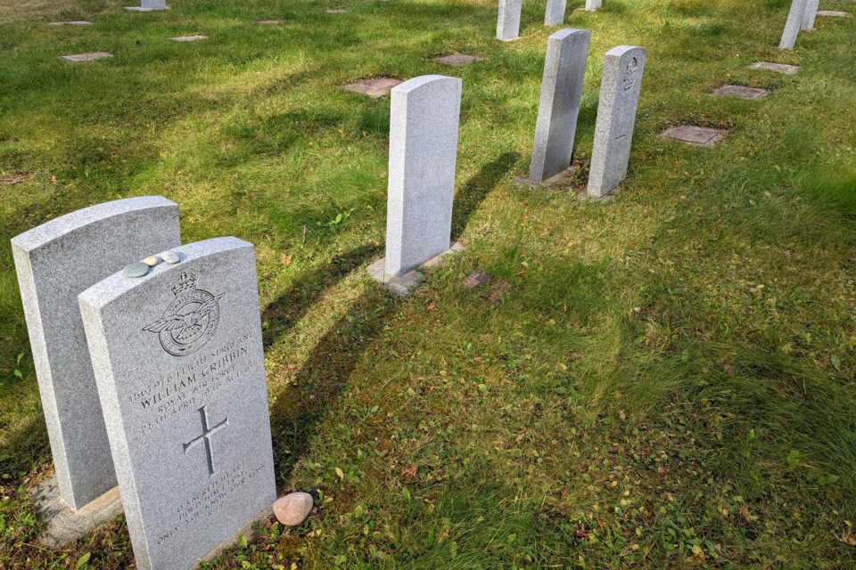 When you visit your local cemeteries there will most likely be many war graves with white headstones.