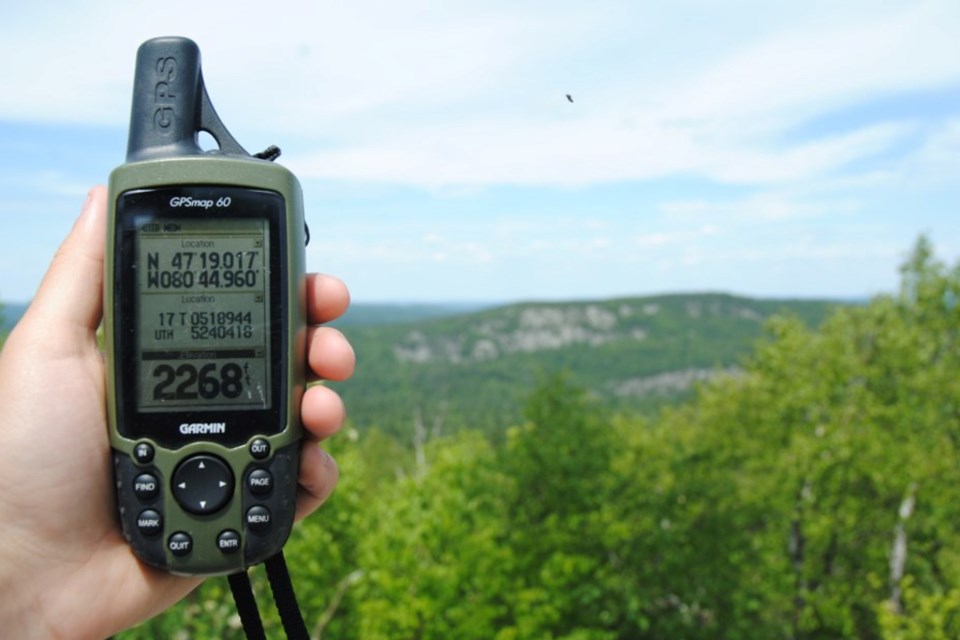 Your GPS unit can be set to UTM and latitude/longitude. This location is the highest point in Ontario.
