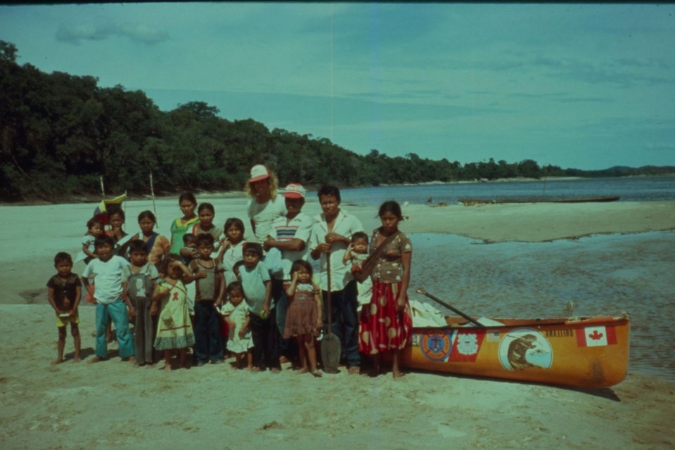 Along the way especially in South America, they encountered many remote villages.