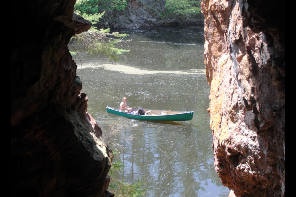 The ochre mine on the Mattawa River is one of the two main sources of the material which was key to making the "paint."Bill Steer for Village Media