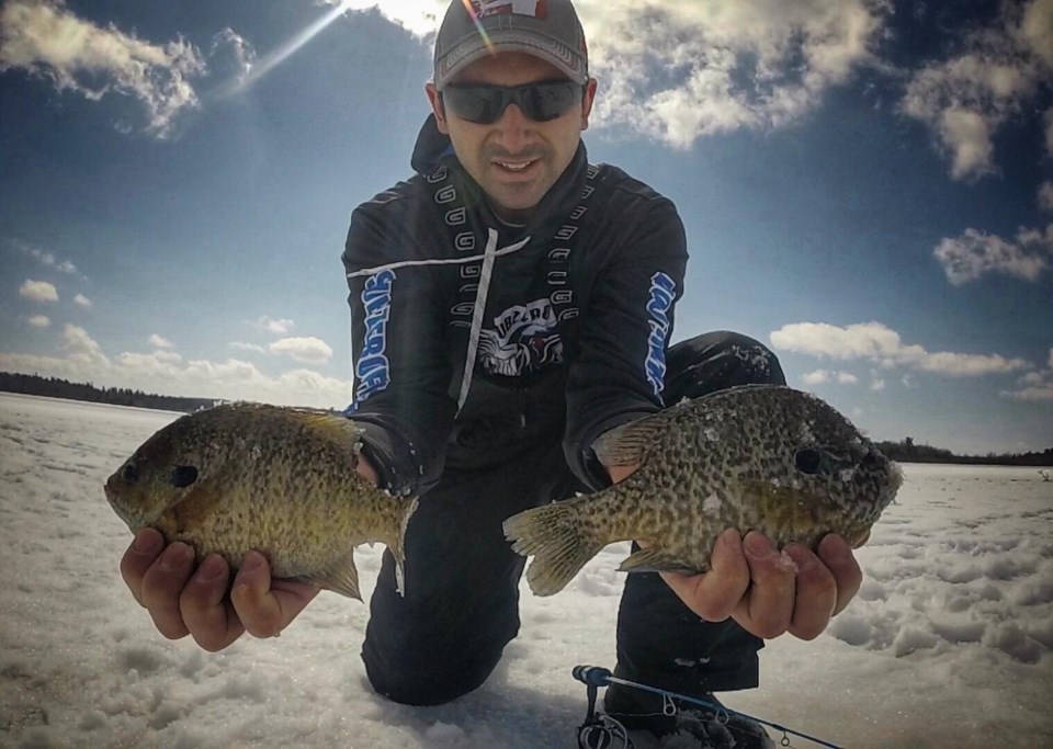 19-02-21 Outdoors in Algoma Bluegill Ice Fishing