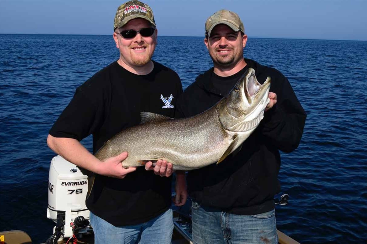 Outdoors: Fishing for lake trout in cold deep water - Sault Ste. Marie