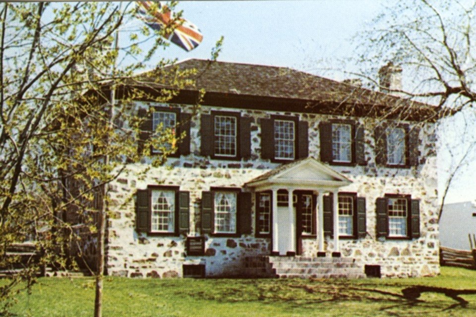 Ermatinger Old Stone House was the location where the first court hearings were held.