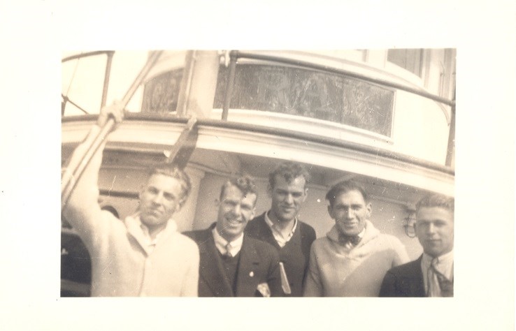 Members of the Sault Boating Club. Sault Ste. Marie Public Library photo
