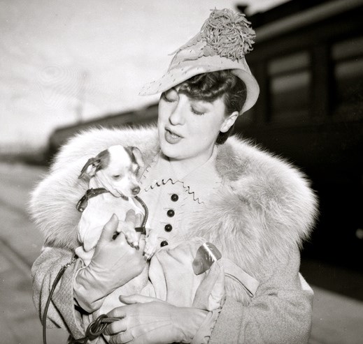 Burlesque star Gypsy Rose Lee is pictured in this 1937 image from the UCLA Los Angeles Times photographic archive. Via Wikipedia