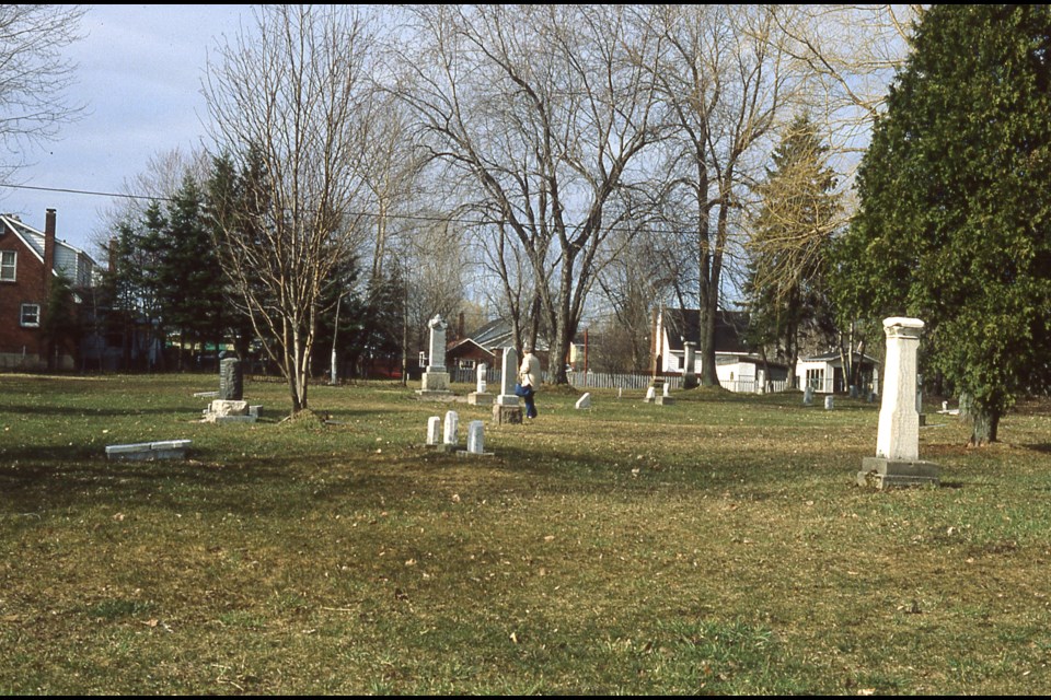 Queen Street Cemetery. From the archives of the Sault Ste. Marie Public Library