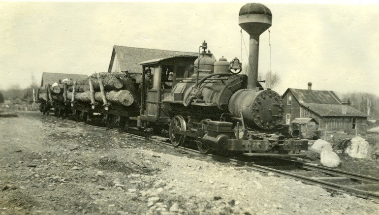 The St. Joseph Island Railway. From the archives of the Sault Ste. Marie Public Library