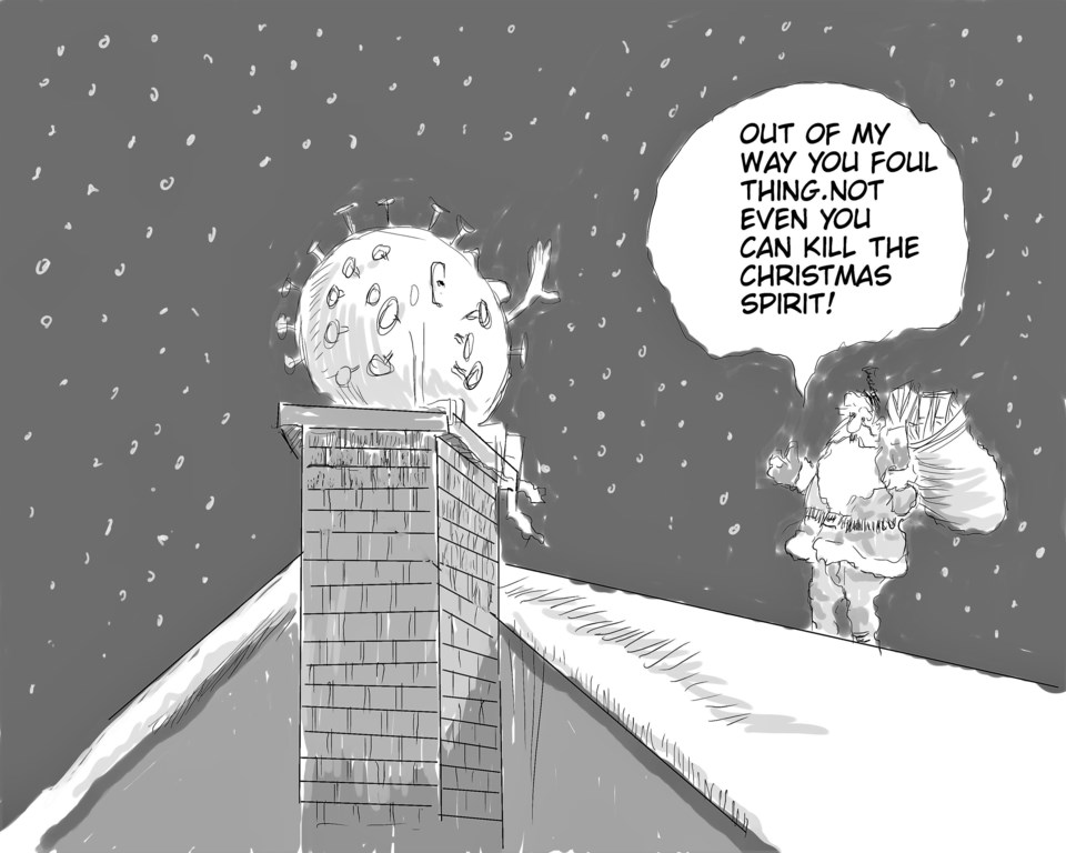 the virus vs Santa (2)