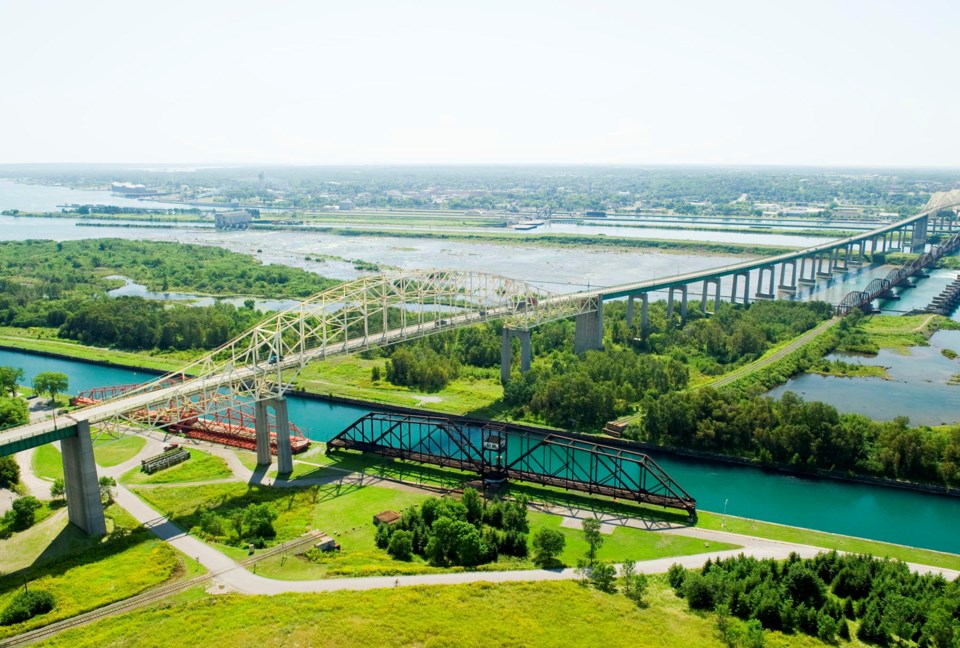 Sault Ste. Marie Canal and International Brige_0