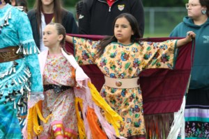 'It's 100 per cent for these kids today': Local school hosts powwow