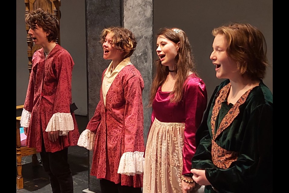 Korah Musical Theatre performers rehearse for their upcoming production of Frozen Jr. at Korah Auditorium, May 18, 2022.