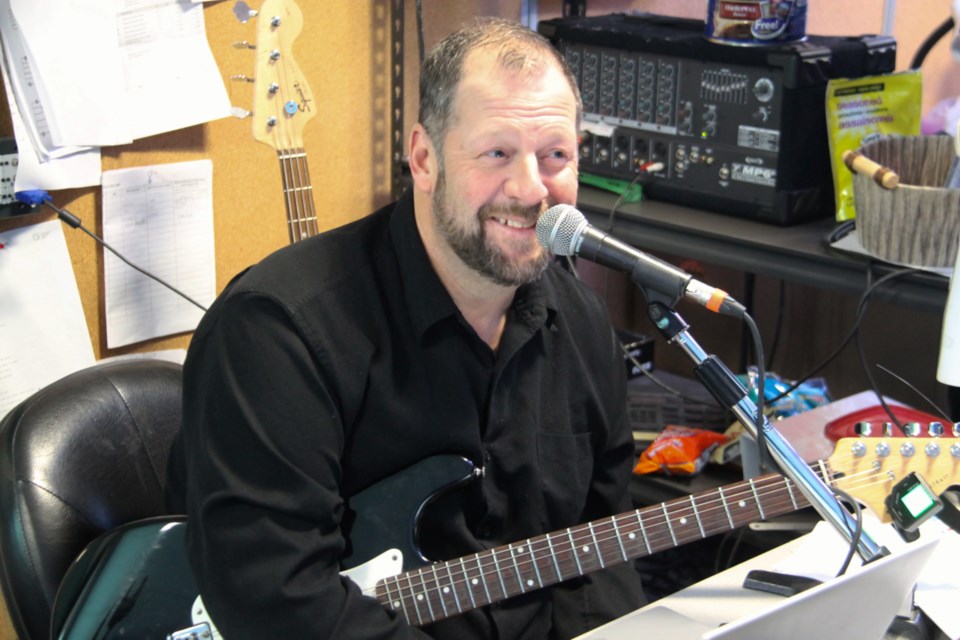 Greg Ryckman, Korah Collegiate music teacher, at a Mustang Sally rehearsal, Nov. 15, 2022.
