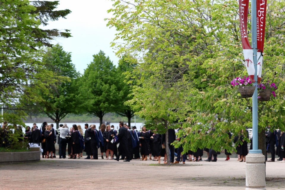 Algoma University honoured its class of 2018 during its convocation ceremony at Roberta Bondar Pavilion Saturday. More than 200 students officially received their degrees during the event. James Hopkin/SooToday
