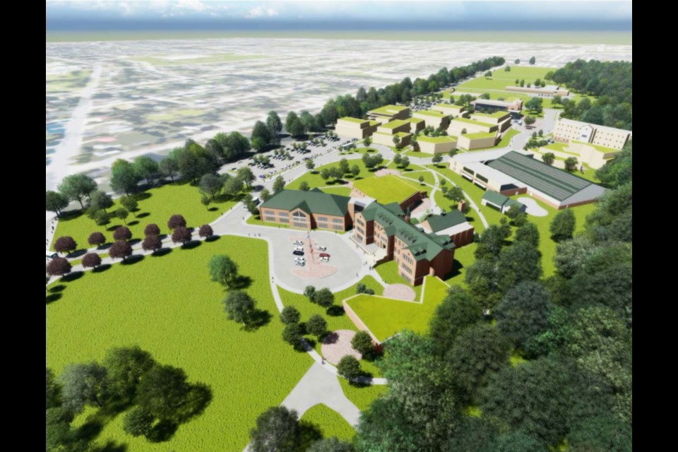 A rendering of Algoma University’s Campus Master Plan. Image supplied by Algoma University
