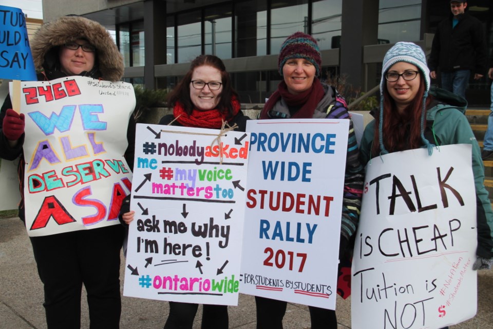 20171114-Sault College students rally-DT