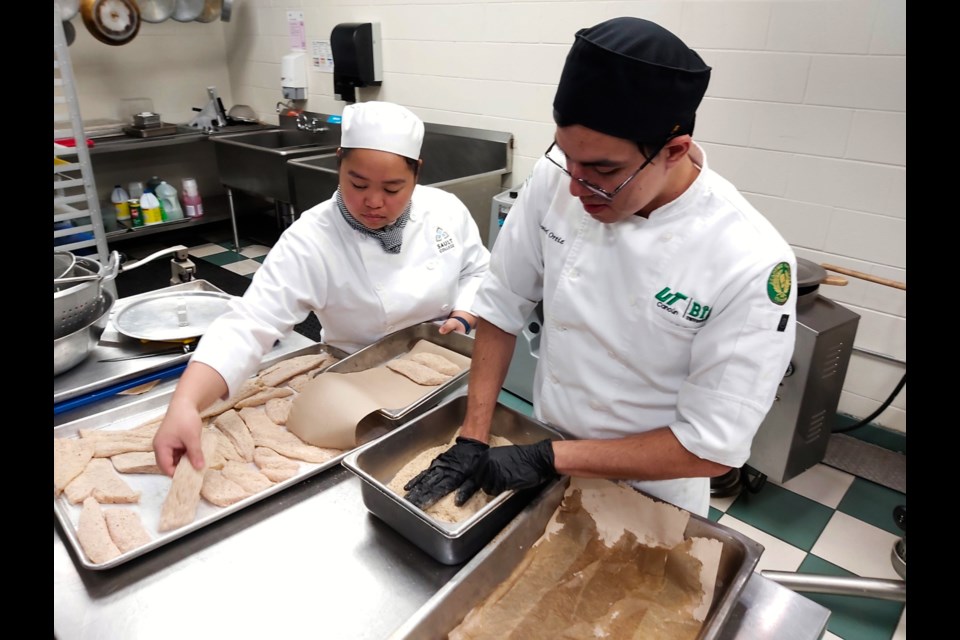 UT Cancun culinary students and professors are taking part in a cultural exchange program at Sault College, March 30, 2023.