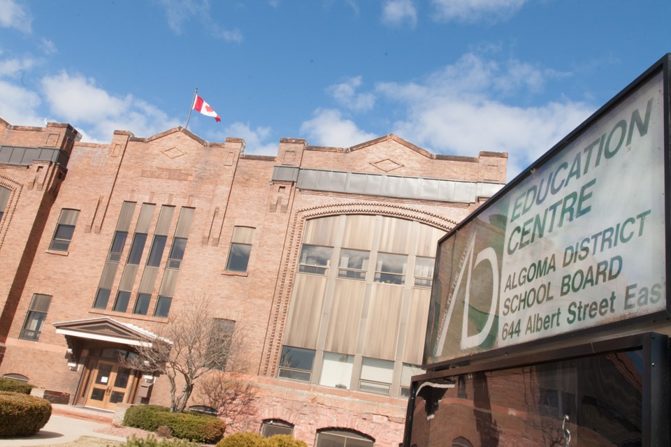 20160328 Algoma District School Board Sign and Building KA 0