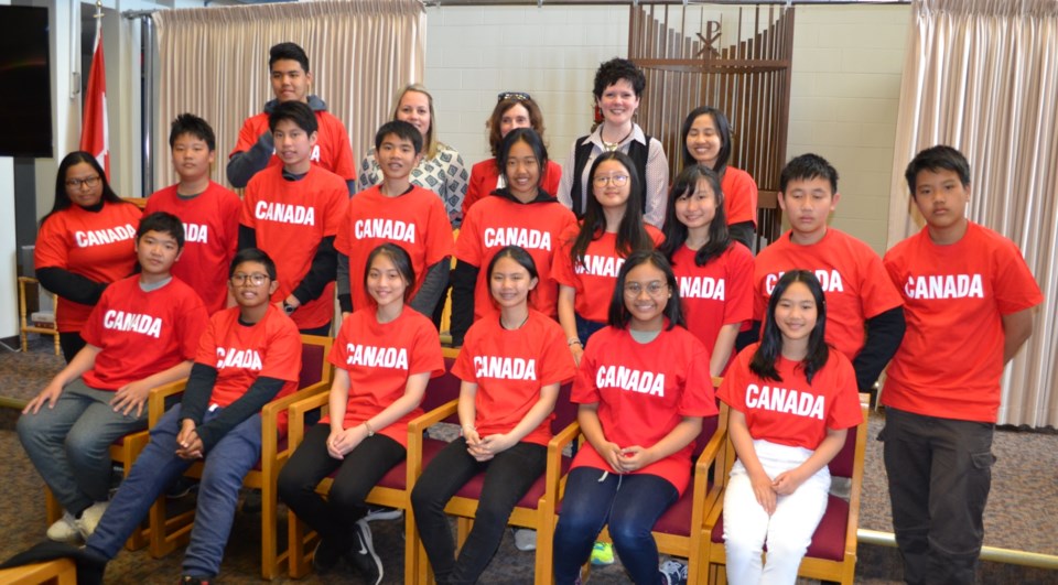 2018-05-16 HSCDSB Exchange Students