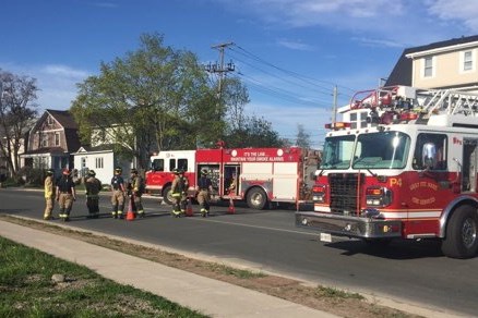 Incident scene on Huron Street. Photo by Krista Butler 