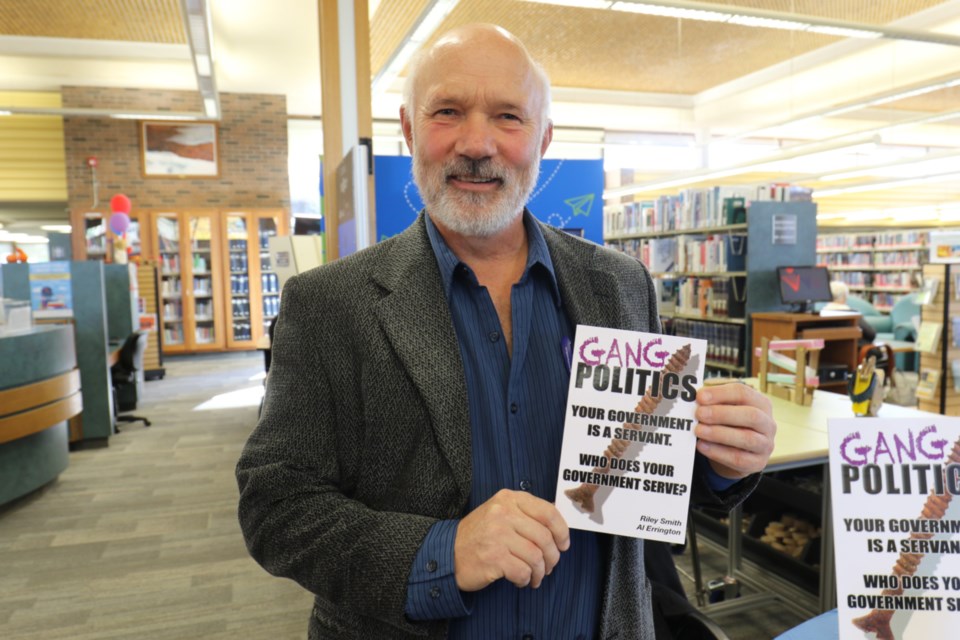 Gang Politics co-author Al Errington took part in Author Palooza at the James L. McIntyre Centennial Library Friday. James Hopkin/SooToday 