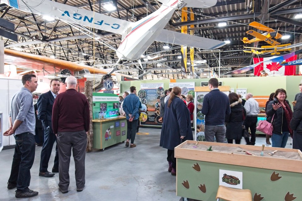 Invasive Species Centre launch event at the Canadian Bushplane Heritage Centre. Supplied photo