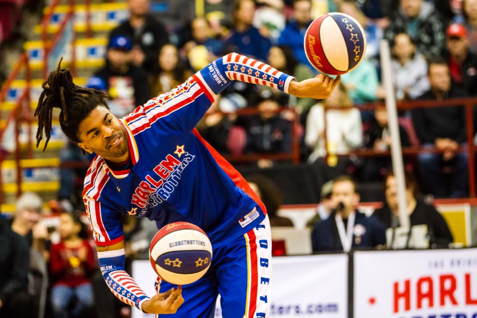 The Harlem Globetrotters at the GFL Memorial Gardens on Wednesday, April 17, 2019. Donna Hopper/SooToday