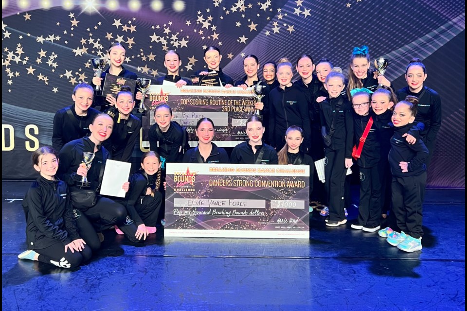 Elite Dance Force students performed well at recent competitions in southern Ontario and Michigan.
