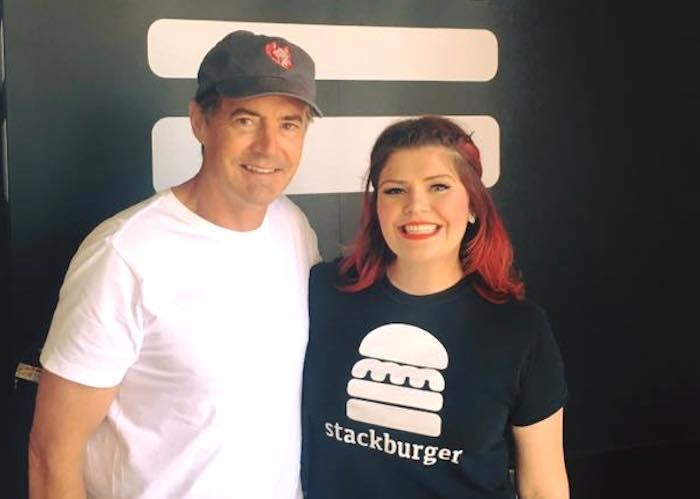 2017-07-27 Kyle MacLachlan at Stack Burger