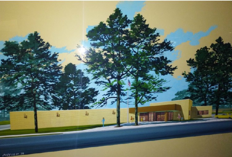 Bayliss Library 1974 concept painting