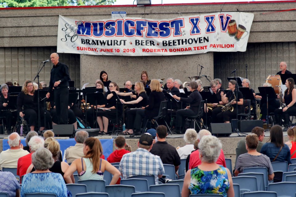 A number of musical acts took to the stage at the Roberta Bondar Pavilion for Musicfest XXV: Bratwurst, Beer & Beethoven. James Hopkin/SooToday