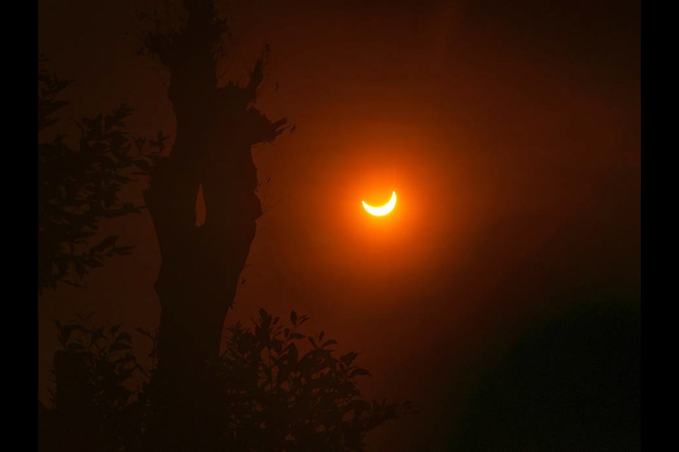 The March 2016 solar eclipse as seen from South Tangerang, Indonesia. Ridwan Arifiandi; Creative Commons license CC BY-NC 2.0