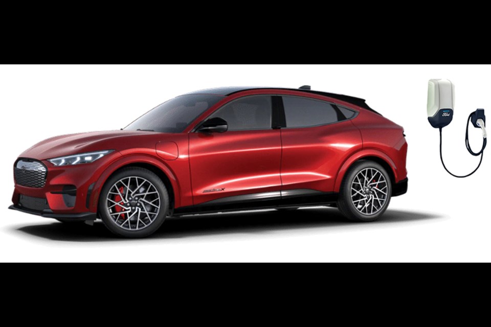 The Rotary Club is offering its first ever fully electric prize vehicle as a grand prize option – the 2022 Ford Mustang Mach-E GT, which includes a wallbox smart charger kit.