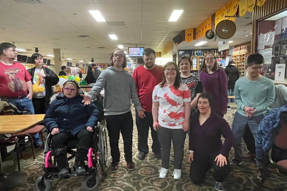 Recently, the Sault Ste. Marie Down Syndrome Society held a bowling night for their teens along with family and friends.