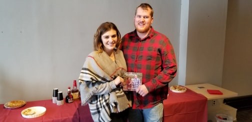 Spencer and Erica Hogan mapley sweet power couple with their new cookbook. Sandi Wheeler /Sootoday