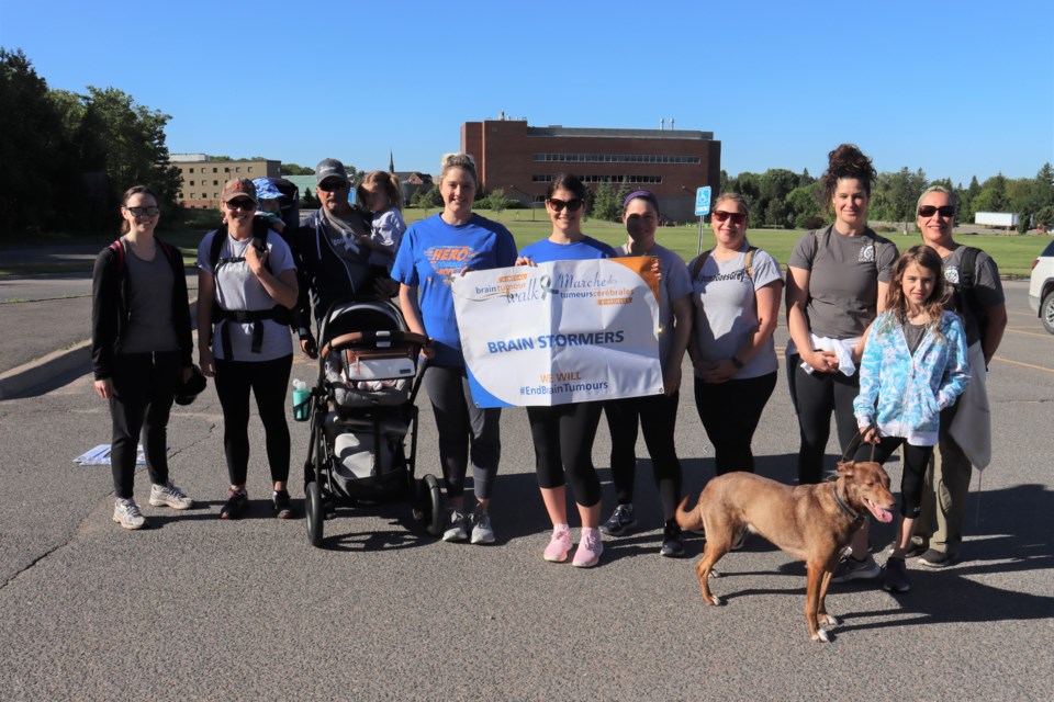 Shaylan Spurway Bubinas (left) and Kyleigh Provenzano (right) are the co-captains of the event, and have both lived with brain tumours. 