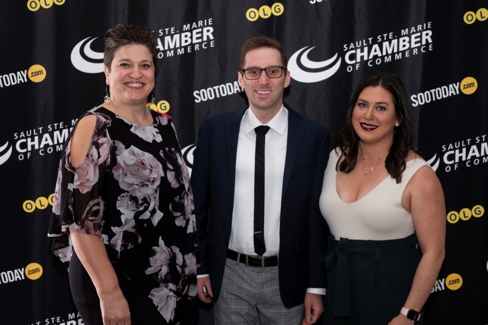 Guests arrive at the Sault Ste. Marie Chamber of Commerce's Outstanding Business Achievement Awards.