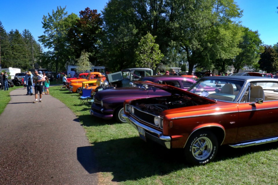 Cops and Rodders saw dozens of classic cars and trucks on display at Bellevue Park Saturday. The event, hosted by Great Northern Round Up, is a fundraiser for the Special Olympics. James Hopkin/SooToday