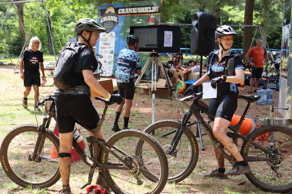 This year's Crank the Shield witnessed approximately 150 mountain bike enthusiasts from across Canada and the U.S. cap off a nearly 200-km weekend trek at Kinsmen Park on Sunday afternoon.