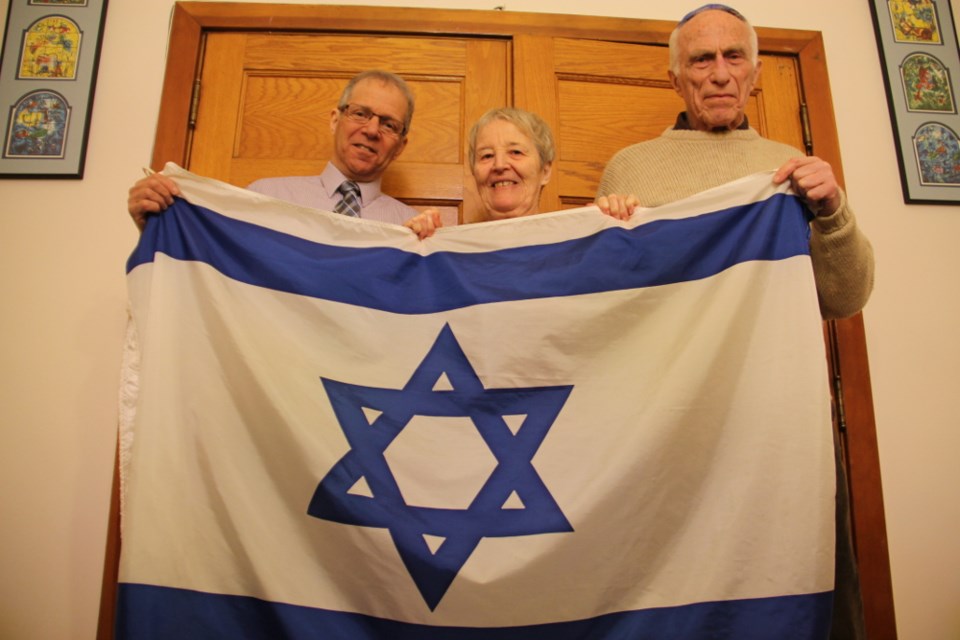 20180407-Jeff Arbus Adele Shulman Max Iland Israel 70th anniversary-DT