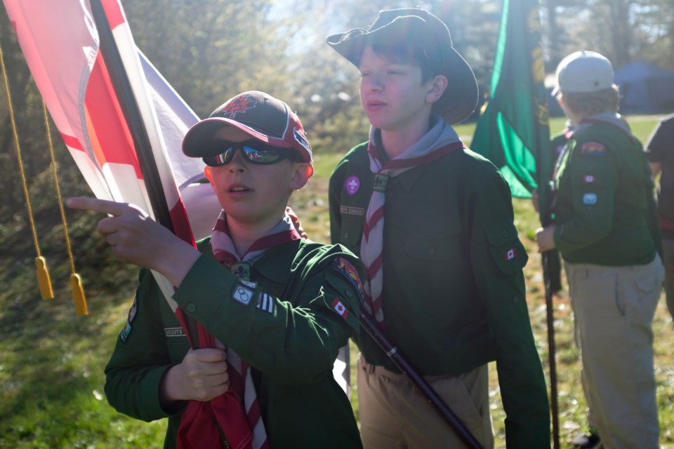 Over 200 scouts, guides, and leaders were at Hiawatha Highlands on May 20 for Rendezvous 2017. Jeff Klassen/SooToday