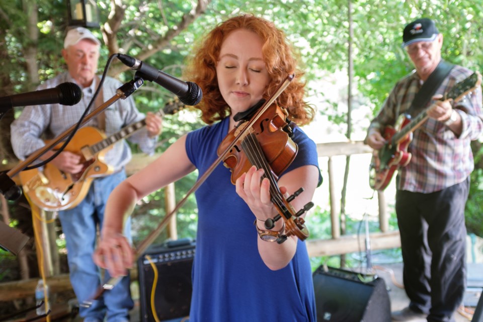 Goulais fiddler Connie Irwin performed at the 2017 Goulais River Music Fest. Jeff Klassen/SooToday