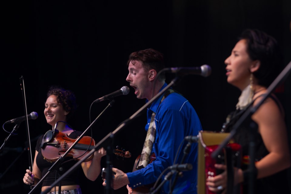 The Jerry Cans at the 46th annual Northern Lights Festival Boreal at Sudbury's Bell Park. Donna Hopper/SooToday