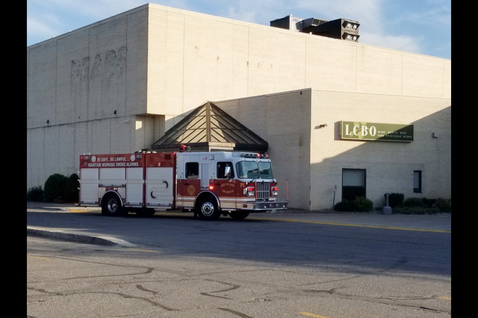 Sault Ste. Marie Fire Services responded to an alarm at the Station Mall at approximately 7 p.m. Saturday. Mall employees told SooToday that the entire mall was shut down as a result. James Hopkin/SooToday 
