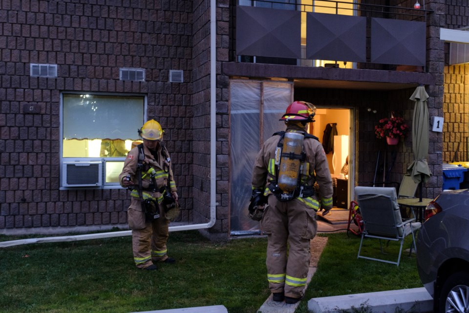 A neighbour of an apartment tenant on the 100 block of Breton Road put out a pot of French fries that had caught fire Sunday evening said Sault Ste. Marie Fire Services Platoon Chief Richard Pihlaja. Jeff Klassen/SooToday