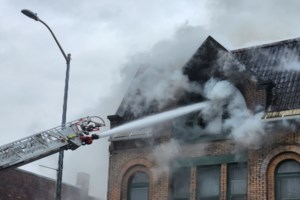 BREAKING: Major fire on Queen Street East