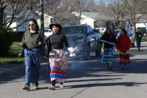 Smudge walk held to cleanse scene of horrific motorcycle collision