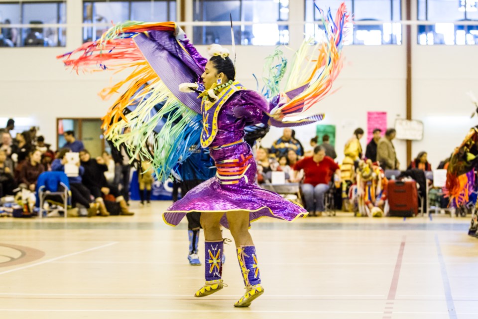 The 12th annual Gathering at the Rapids Pow Wow at Algoma University on Sunday, March 5, 2017. Donna Hopper/SooToday