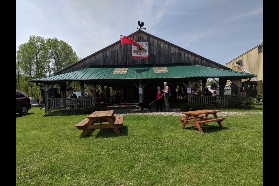 The Johnson Farmers' Market at the end of opening day on Saturday. Carol Martin/SooToday