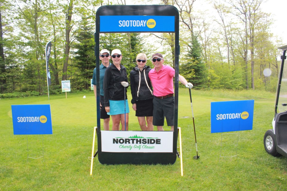 Golfers at the Northside Charity Golf Classic 2018